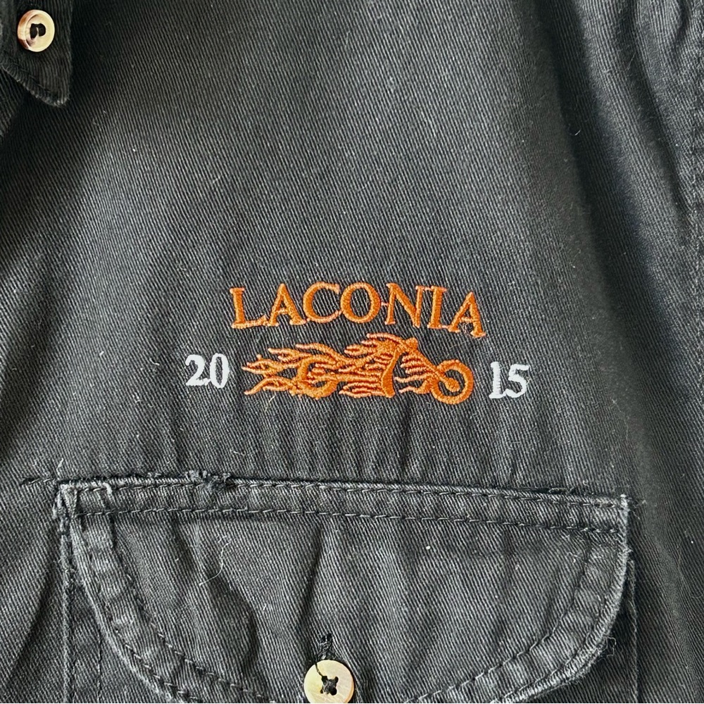 Vance Biker Wear Laconia 2015 Vest Button Down Shirt - Picture 3 of 13